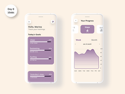 Day 08 of 10 days design challenge. 10ddc design mobile ui ui design