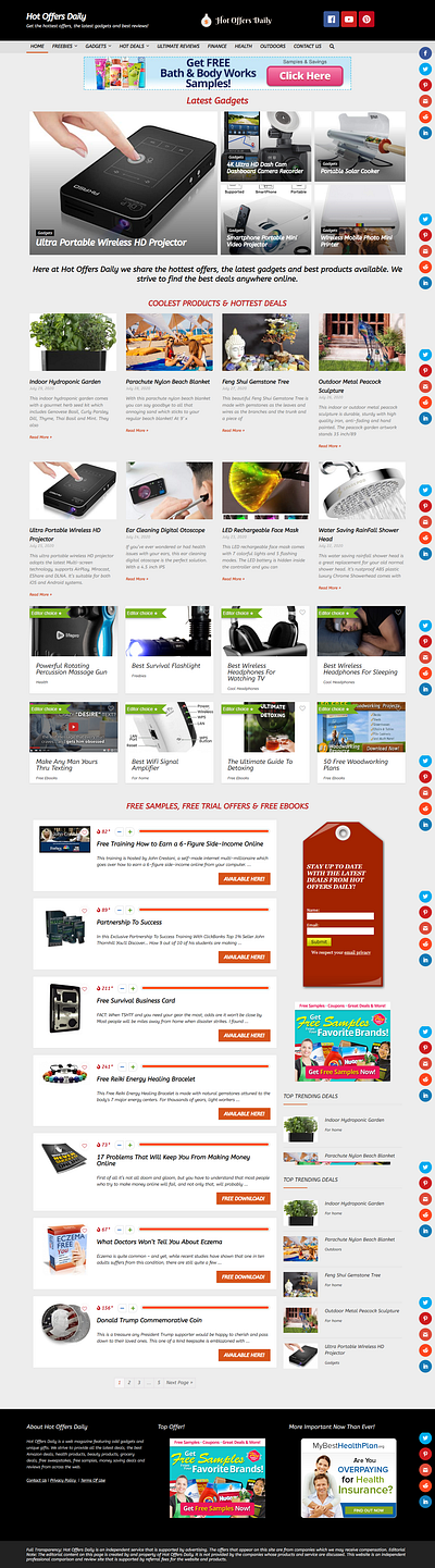 hotoffersdaily.com made by Rehub Theme for Affiliate affiliates affiliatewebsite avada divi theme dokan dokan pro elementor elementor pro freelancer hirefreelancer rehub theme rehub wordpress webdesigner webdeveloper website website make website maker wordpress