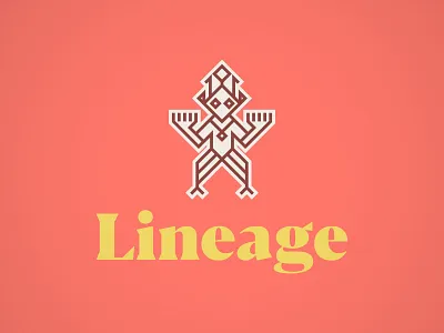 Lineage Ancestor Logo brand identity logo pattern steve bullock