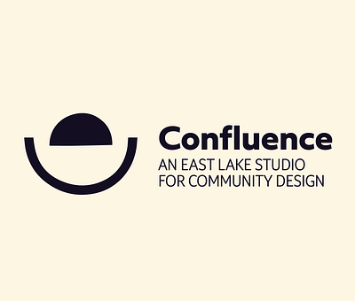 Confluence: An East Lake Studio For Community Design art direction branding design logo vector