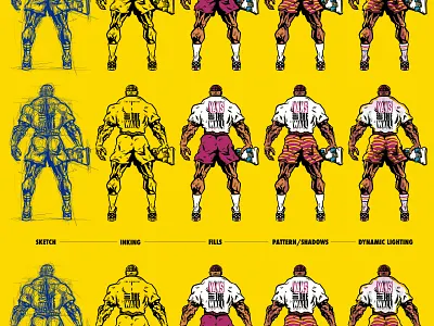 Vector Illustration Process illustration process skateboarding skater vans vector