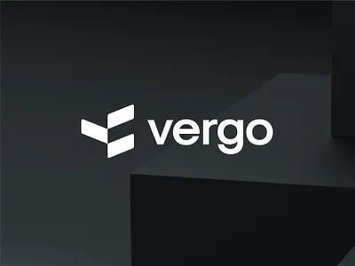 Vergo abstract architecture bank banking branding contractors design designer designers geometry interior design logo mark minimal service simple vergo visa