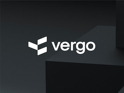 Vergo abstract architecture bank banking branding contractors design designer designers geometry interior design logo mark minimal service simple vergo visa