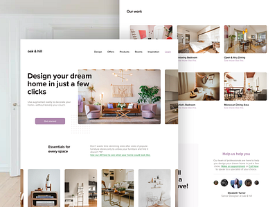 Design your dream home with AR adobexd augmented reality boho decor front page furniture ikea interior decorator interior design landing page minimalist mockup purple real estate real estate logo structube uiux uiuxdesign web design