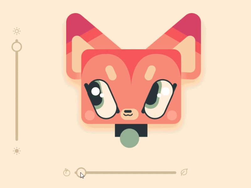 Feline Colorator Machine animation design figma figmadesign flat illustration prototype animation vector