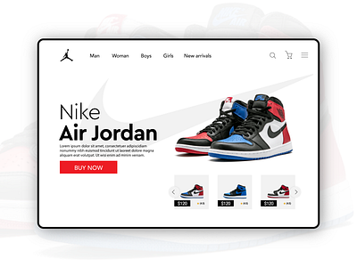 eStore - NIKE AIR JORDAN digital marketing agency estore graphic design graphic designer marketing agency online store ui ui ux uidesign userinterface ux visiva web web design web designer web developer web developers web development website website design