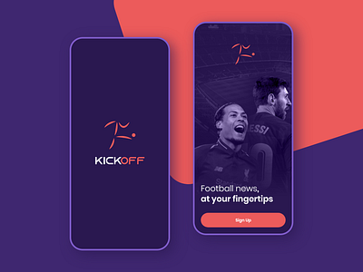 Kickoff App UI Kit adobe xd app design football app ios ios app design kickoff mobile mobile app design mobile ui newsfeed soccer app ui user experience user interface ux