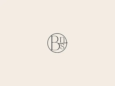 BIZOU: Night Suites Monogram branding design icon illustration logo