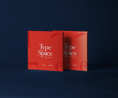 Type Space - The basics of typography blue book book cover cover editorial indesign layoutdesign publication red type typeface typography