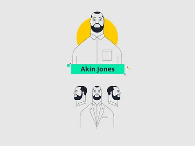 R.I.P. Frames animation character vector