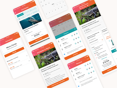 Actividades activity app design experience interface mobile mobile app outdoor travel travel app ui user experience user interface ux