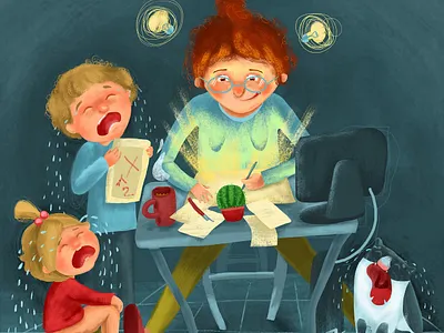 Inspiration book character children children book illustration design family illustration illustrator typography