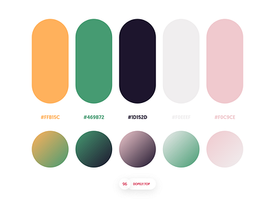 Dopely Colors #96 color schemes colorpalette colors gradients logopalette ui palette uipalette