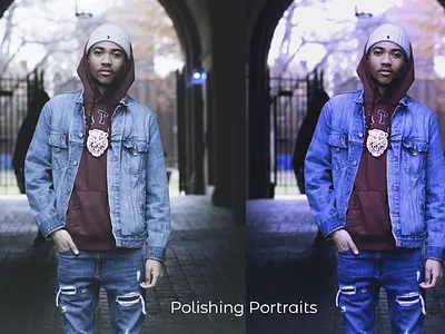 Challenge #1 Polishing Portraits - Photoshop Daily Challenge adobe adobe photoshop art behance challenge colour design fotografia gradients photography