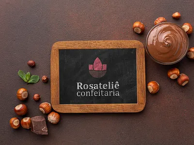 Rosatelie Confeitaria brand brand identity design