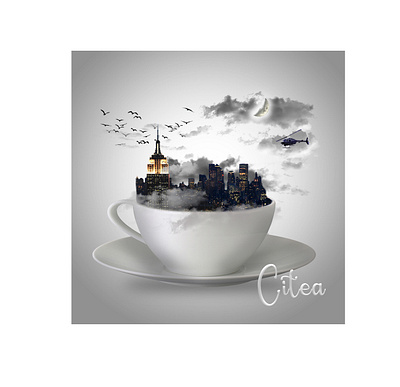 CiTea adobe adobe photoshop citea city cityscape clouds creative creative art cup graphic graphicdesign graphicwork newyork photoart photomanipulation skyline surreal surrealism surrealist