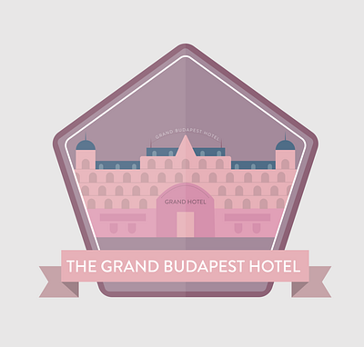 The Grand Budapest Hotel design flatdesign grand budapest hotel hotel illustration