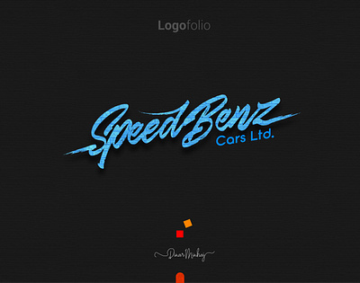 Speedbenz Cars Logo brand identity branding design hand drawn handlettering lettering logo logo design logodesign logotype typography typography logo