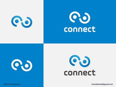 Connect - logo concept brand design branding connect connecting connection creative logo design concept designthinking geometric logo icon logo logo design logo design concept logo designer logomaker logomark logotype mark