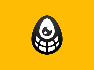 Smiling Egg Logo egg eggs fun funny happy logo logos smile smiling