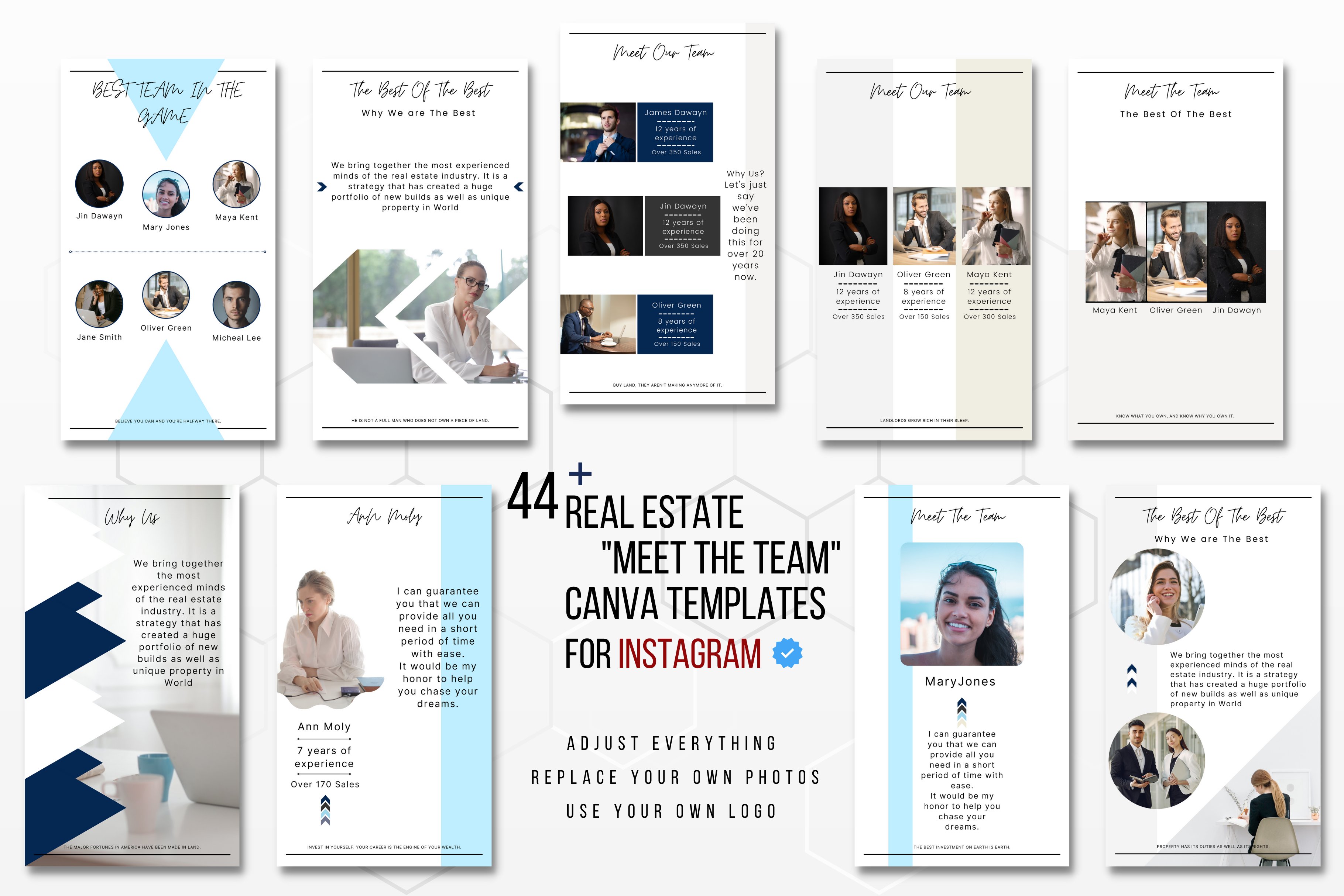 Meet The Team Canva Template by Kay Design on Dribbble
