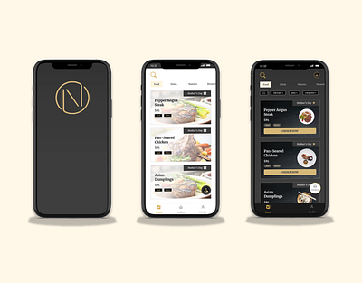 Restaurant app branding design dribbble icon typography ui uidesign ux web