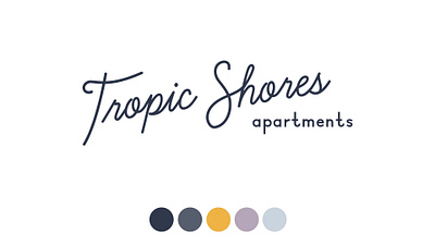 Boutique Hotel Script Logo brand design brand identity branding color palette design designer portfolio hotel branding logo typography