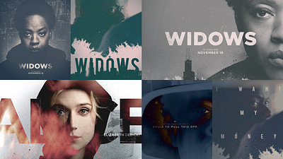 Widows digital art digital marketing movie art movies social media social media design