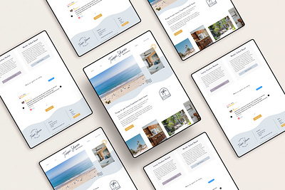 Boutique Hotel Website brand design branding designer portfolio logo typography website website design