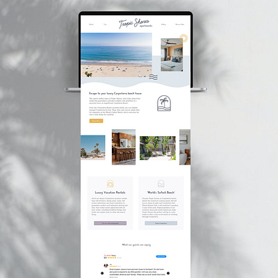 Vacation Home Squarespace Website brand design brand identity branding design designer portfolio hotel branding illustration logo website website design