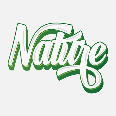Nature typography logo design 2020 trend brand brand design branding branding design design design art dribbble graphic design green logodesign logotype minimalist typo typography vector