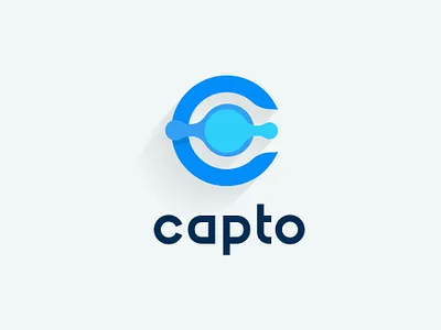 Capto | Logo Design crypto crypto logo currency logo gradient gradient logo illustration logo logo design logo folio logo mark logo type logodesign modern logo modern logo design monogram logo