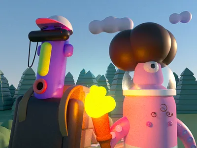 da broskis 3d 3d art adventure c4d character cinema 4d design octane