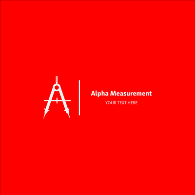 A letter logo a letter logo alpha architecture branding company logo construction design lettermark measurement measurement logo measurements modern logo simple logo unique logo