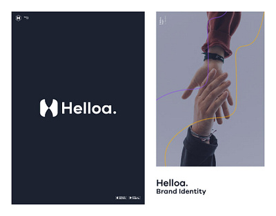 Helloa logo brand branding design icon identity logo logodesign logomark logotype minimal minimalist logo modern logo monogram symbol typography