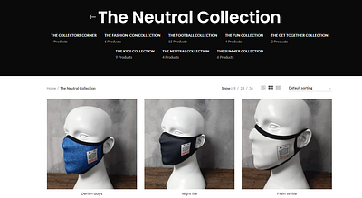 The Neutral Collection - Masksrus best facemasks cloth facemasks neutral clothing uk facemasks washable face coverings