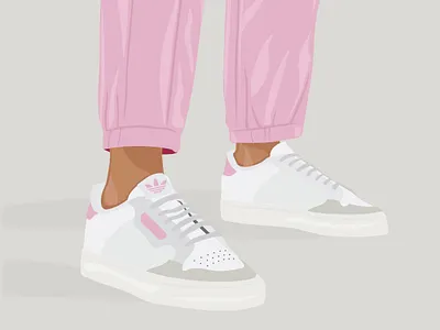 Adidas Sneakers Illustration adidas adidas originals adobe illustrator design digital digital art digital illustration digitalart fashion fashion illustration flat graphic design illustration illustrator outfit streetwear