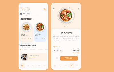 Food app copy food app practice