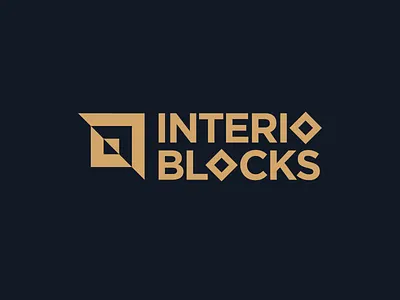 Interior decorator Logo brand identity branding concept decor geometric interior interior design logo logo design logo designer minimalist modern squares wordmark