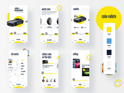 Auto Expo - Mobile site design auto expo bike launch car app car blog car launch car website design clean design concept design expo 2020 in dubai expo website mercedes benz microsite sports cars yellow