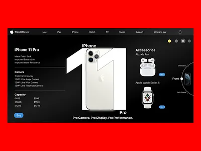 iPhone 11 Pro Rear Re-designed art branding design flat minimal typography ui ux web website