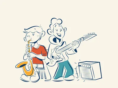 Jam sessions art artist character design design digitalartist drawing illustration photoshop vector