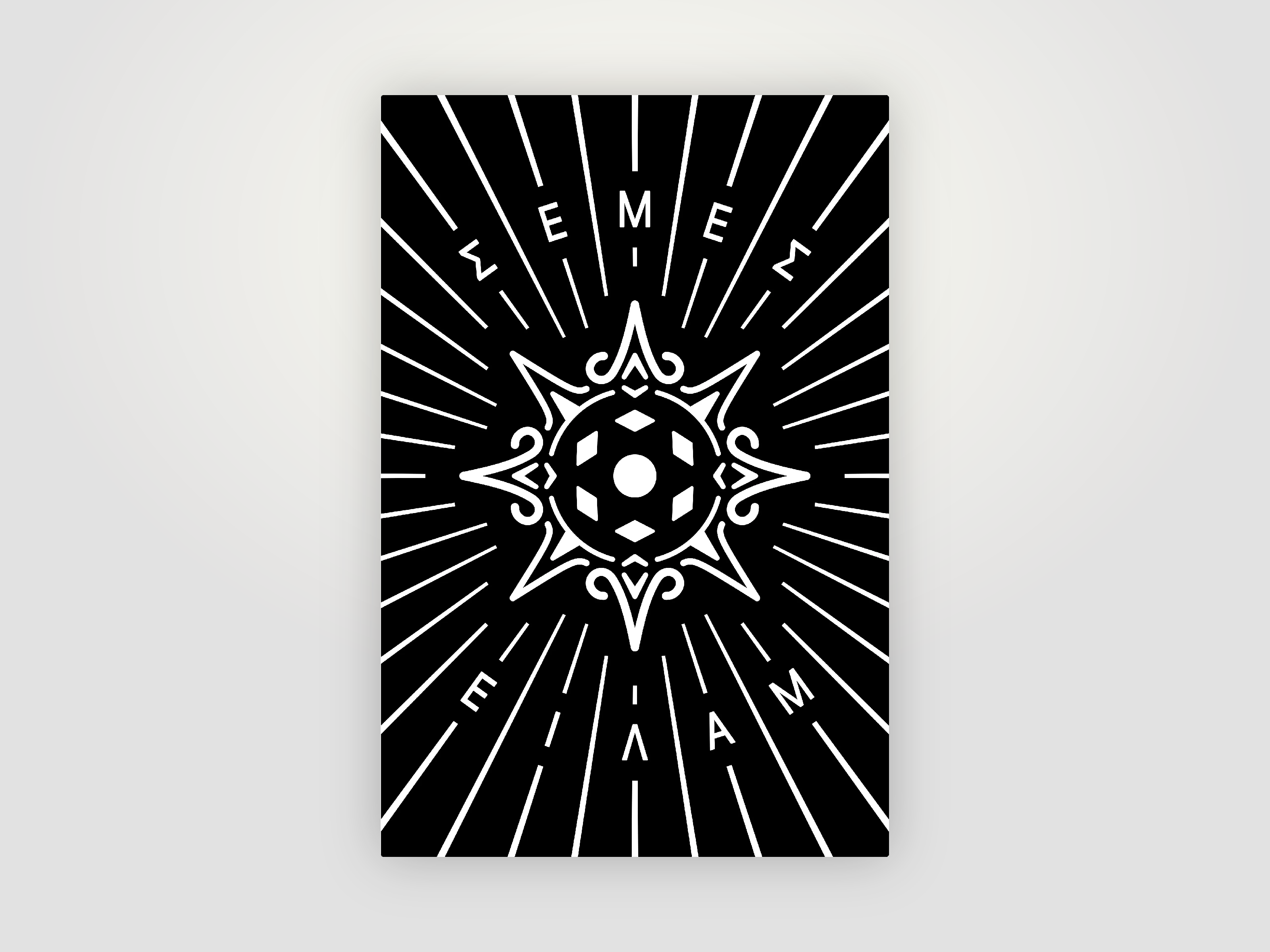 NAD#135 gnosticism postcard