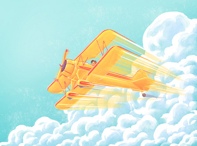 yellow plane
