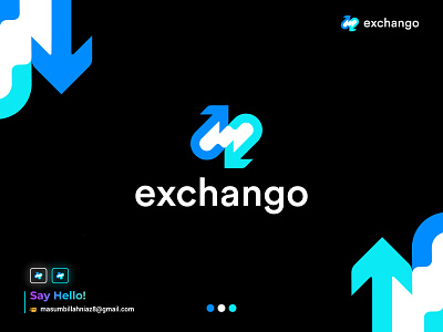 money exchange logo design | Financial | branding arrow brand identity brand logo branding branding design crypto design dribbble logos financial graphic design investment logo logo design logo design logodesign logos minimal minimalist money exchange trading