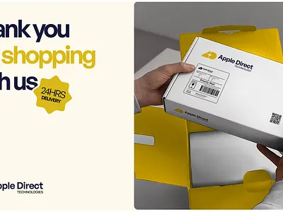 Thank You Mockup For Apple Direct brand brand identity branding design graphic design logo visuals