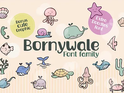 Bornywale font family boy full