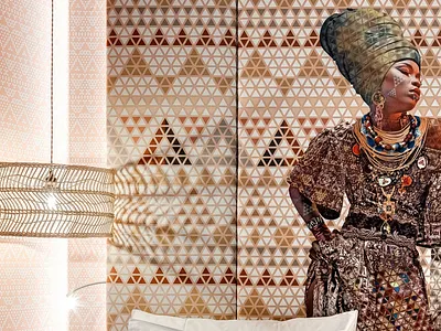 HEADBOARD DESIGN FOR SOUTH ROOM art collage collage art collageart hotel hoteldesign mural mural design photoshop