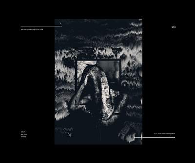 no. 308 face shifter black and white composition contrast digital digitalart glitch glitchart photoshop poster poster a day posterdesign postereveryday surreal surreal art texture