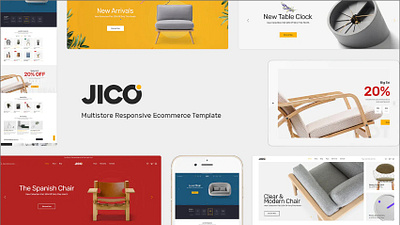 Jico Furniture and Decor for WooCommerce Wordpress furniture website furniture website template online furniture website